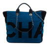 Chanel Medium Shearling and Calfskin Deauville Shopping Tote Secondhand