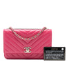 Secondhand Chanel Chevron Lambskin Trendy CC Chain Wallet on Chain