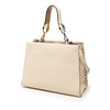Fendi Small Bicolor Calfskin Whipstitch Runway Satchel Secondhand