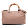 Gucci Medium Calfskin Bamboo Shopper Satchel Secondhand