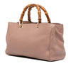 Gucci Medium Calfskin Bamboo Shopper Satchel Secondhand