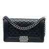 Chanel Old Medium Quilted Lambskin Boy Flap Secondhand