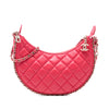 Chanel Small Quilted Lambskin Chain Around Hook Hobo Bag Secondhand
