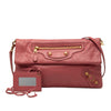 Balenciaga Lambskin Motocross Giant 12 Envelope Clutch With Strap Secondhand