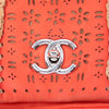 Chanel Laser Cut Fringe Suede Flap Secondhand