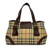 Burberry Haymarket Check Coated Canvas Handbag Secondhand