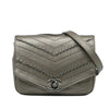 Chanel Small Chevron Data Center Envelope Flap Bag Secondhand
