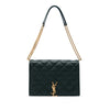 Secondhand Saint Laurent Small Quilted Lambskin Becky Chain Shoulder Bag