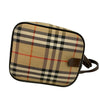 Burberry Haymarket Check Canvas Boston Bag Secondhand