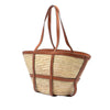 Celine Medium Raffia Gridded Classic Panier Tote Secondhand