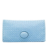 Bottega Veneta Nappa Intrecciato Turn Lock Clutch Secondhand
