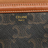 Celine Triomphe Coated Canvas Clutch On Chain Secondhand