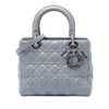 Secondhand Dior Medium Metallic Lambskin Cannage Lady Dior