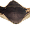 Gucci Medium Metallic Leather Bamboo Ring Hobo Secondhand
