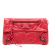 Balenciaga Lambskin Motocross Classic Envelope Clutch Secondhand