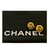 Secondhand Chanel CC Gold Plated Round Clip On Earrings