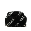 Secondhand Balenciaga Small Faux Fur Diagonal Logo Everyday Backpack