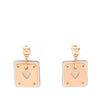 Secondhand Hermès Gold Plated Swift As De Coeur Push Back Earrings