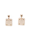 Secondhand Hermès Gold Plated Swift As De Coeur Push Back Earrings