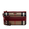 Burberry House Check Canvas Wristlet Clutch Secondhand