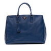 Secondhand Prada Large Saffiano Lux Galleria Double Zip Satchel