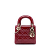 Dior Mini Patent Cannage Lady Dior Secondhand