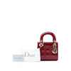 Dior Mini Patent Cannage Lady Dior Secondhand