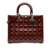 Dior Large Patent Cannage Lady Dior Secondhand