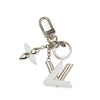 Louis Vuitton Silver Resin LV Twist Key Ring Secondhand