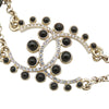 Chanel Gold Plated CC Faux Pearl Rhinestones Bracelet Secondhand