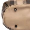 Burberry Smoke Check Coated Canvas Northfield Satchel Secondhand