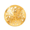 Chanel CC Gold Plated Medallion Brooch Secondhand