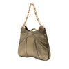 Secondhand Gucci Metallic Calfskin Bamboo Ring Chain Shoulder Bag