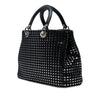 Dior Medium Metallic Tweed Patch Diorissimo Satchel Secondhand