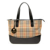 Burberry Haymarket Check Canvas Tote Secondhand