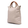 Gucci Tall Leather Bamboo Shopper Tote Secondhand