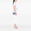 Chanel Mini Quilted Metallic Calfskin Ring Top Handle Flap Secondhand