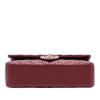 Chanel Medium Classic Chevron Calfskin Pleated Double Flap Secondhand