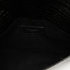 Saint Laurent Croc Embossed Leather Uptown Pouch Secondhand