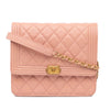 Chanel Quilted Caviar Square Boy Wallet On Chain Secondhand