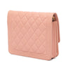 Chanel Quilted Caviar Square Boy Wallet On Chain Secondhand