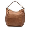 Secondhand Gucci Leather Bamboo Shoulder Bag