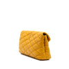 Saint Laurent Quilted Lambskin Sade Puffer Envelope Clutch Secondhand