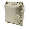 Chanel Perforated Crackled Metallic Calfskin Drill Tote Secondhand