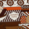 Hermès La Patisserie Francaise Silk Scarf 90 Secondhand