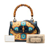Gucci 100th Anniversary Medium GG Coated Canvas Kaleidoscope 1947 Bamboo Top Handle Bag Secondhand