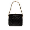 Chanel CC Quilted Lambskin Turnlock Handbag Secondhand
