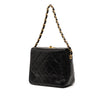 Chanel CC Quilted Lambskin Turnlock Handbag Secondhand