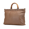 Gucci Large Calfskin Bamboo Shopper Satchel Secondhand