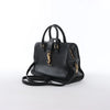 Saint Laurent Paris Baby Cabas Leather Handbag in Black 372087 Secondhand